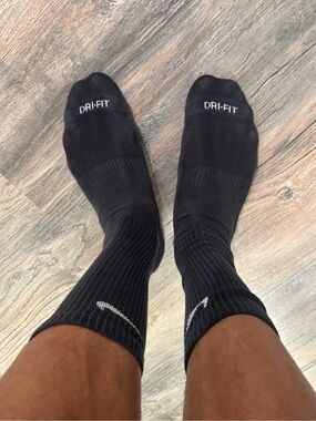Nike Black Dri Fit Crew Socks